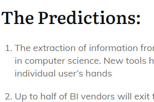 Business Intelligence 2014: A Data Odyssey