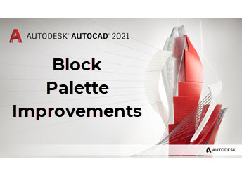 AutoCAD 2021: Block Palette Improvements